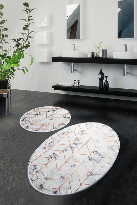 Mijölnir Juego de alfombras de baño Morea Djt Multicolor Mijölnir Juego de alfombras de baño Morea Djt Multicolor